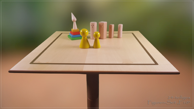 www.systembrett.at &middot; Systembrett-Artikel &middot; 24-teiliges, naturfarbenes Figuren-Set &bdquo;F10&rdquo;