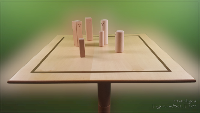 www.systembrett.at &middot; Systembrett-Artikel &middot; 24-teiliges, naturfarbenes Figuren-Set &bdquo;F10&rdquo;